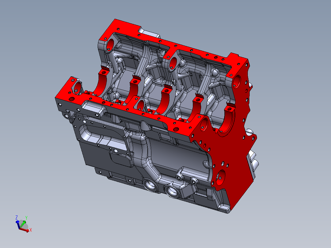 <span style='color: red'>发动机</span>缸体