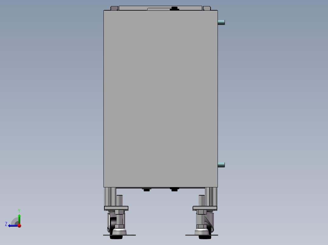 循环输送流水线sw20可编辑右视图