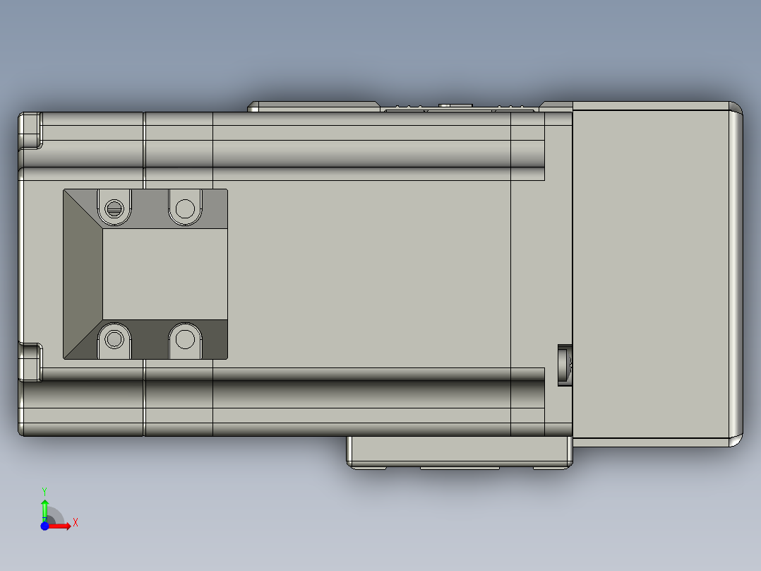 威洛博直线电机模组EB4-L40-S750-BL-57-MS3前视图