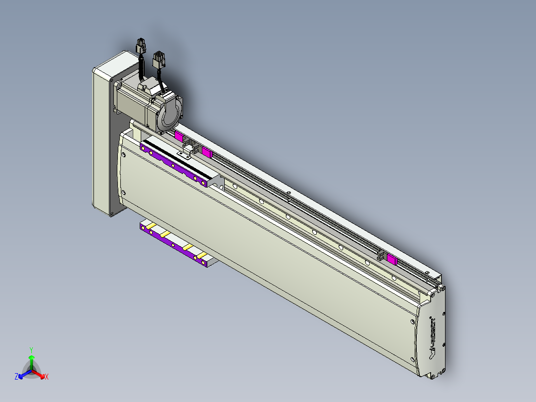 威洛博QF17-Lxx-C-S420-BR-ZP40-C3正等轴测图