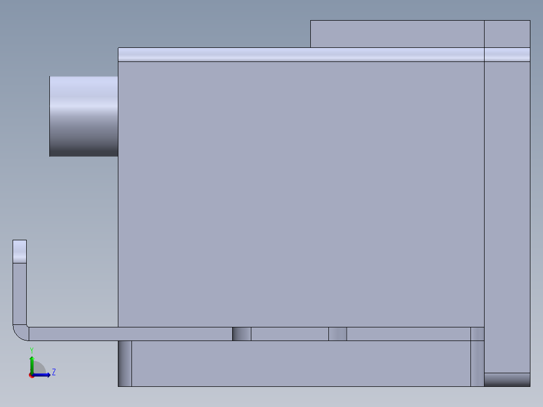 加工图纸左视图