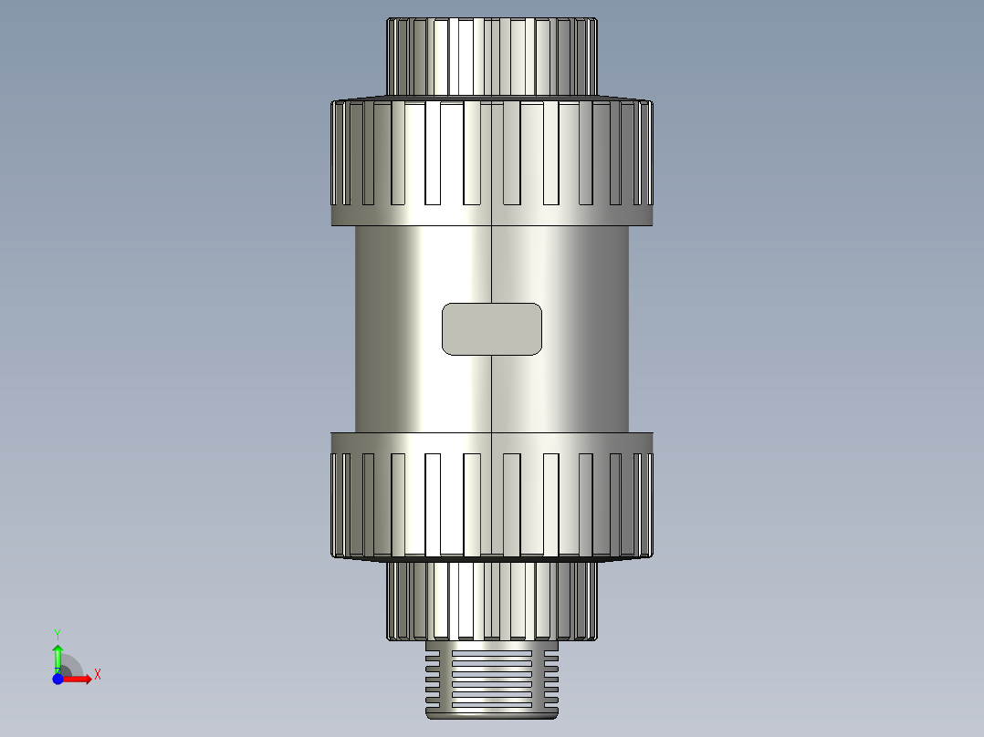 双活接底阀终端止逆阀18款前视图
