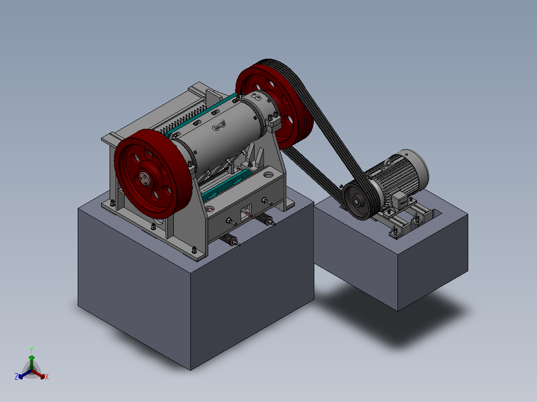 PE4060颚式破碎机SW三维+CAD图纸==1361255=300S