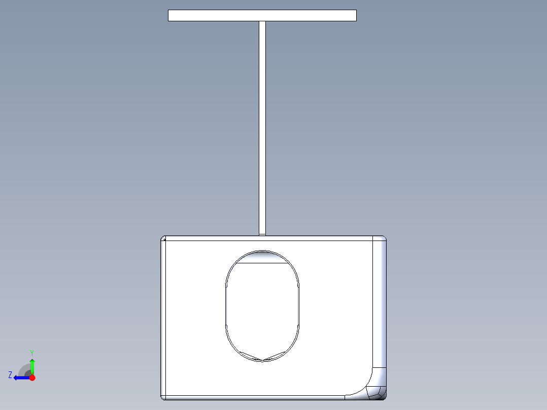 20英尺ISO储罐右视图