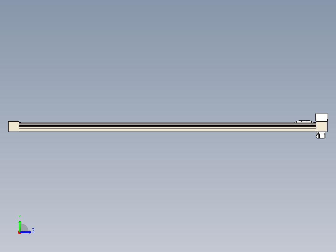 同步带全封闭直线模组TPA-HCB-65S-90-L1450-MR-Y-P10-N3左视图