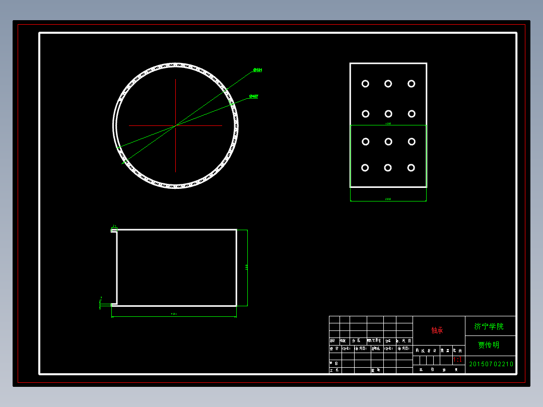 双筒洗衣机CAD图纸=668094