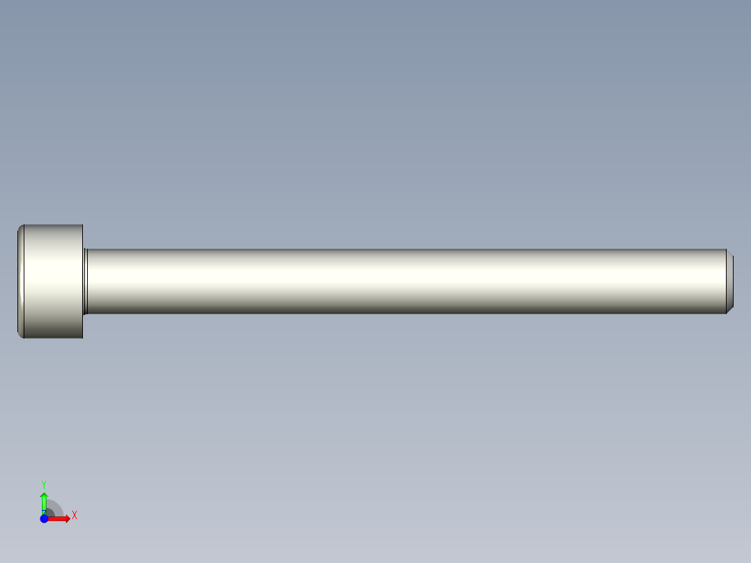 螺钉-DIN_912-M4x40.stp前视图