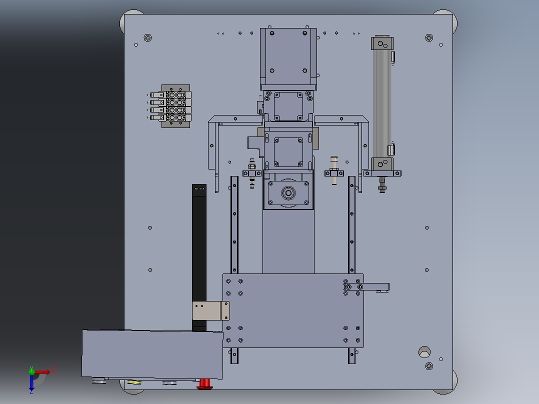 便捷式自动钻孔机sw20可编辑俯视图