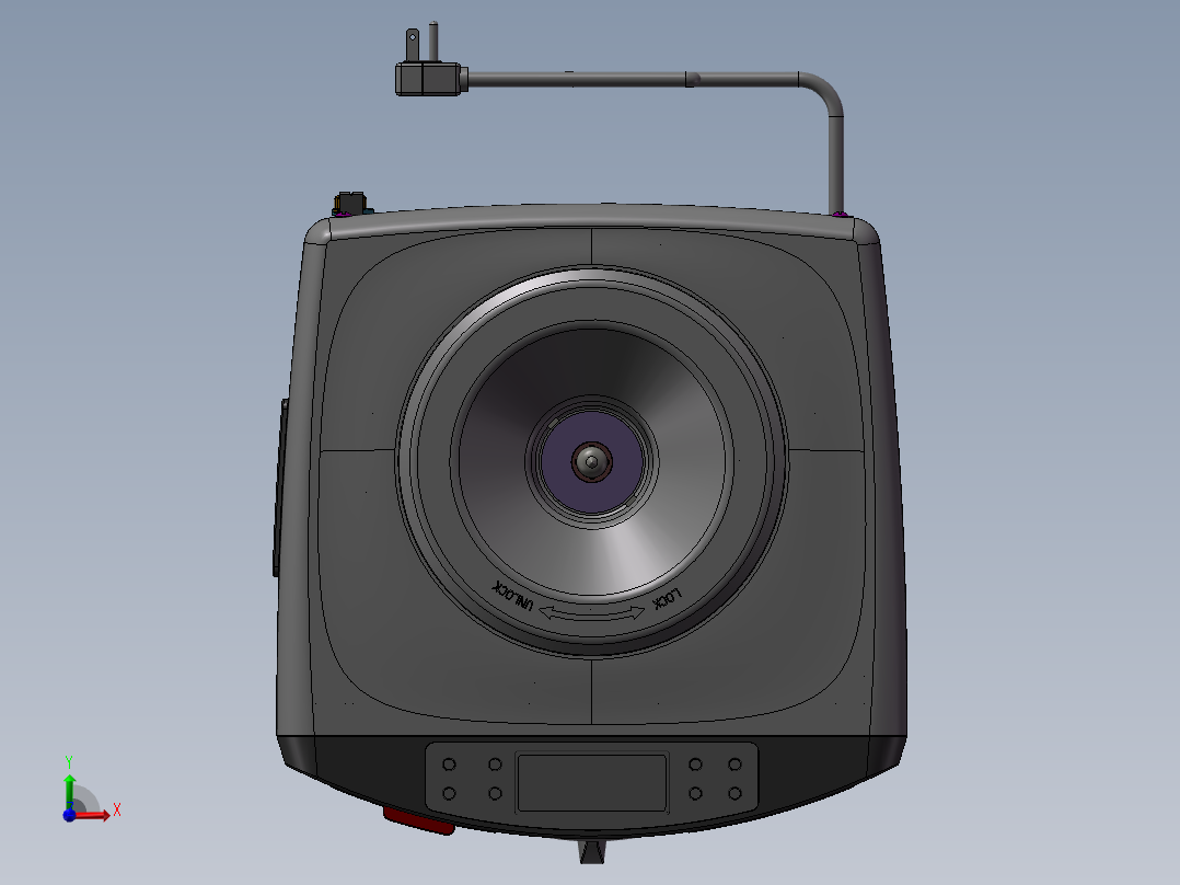 全自动饮水机 自动化设备3D图纸3D模型前视图