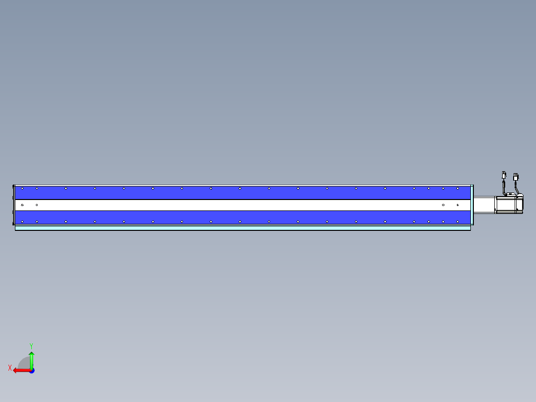 VF丝杆传动-一般环境VF14-Lxx-C-S1300-BC-ZP40-C3后视图