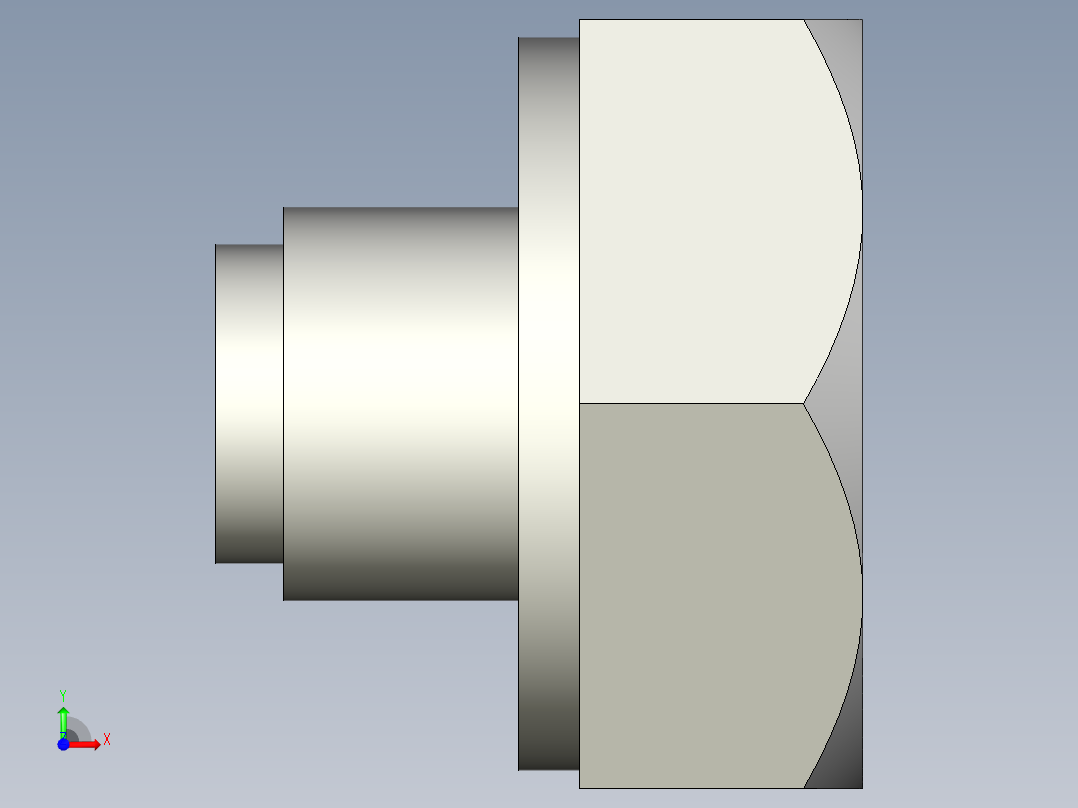 油箱蓋TCD,TCDF-3D多系列多零件图纸模型前视图