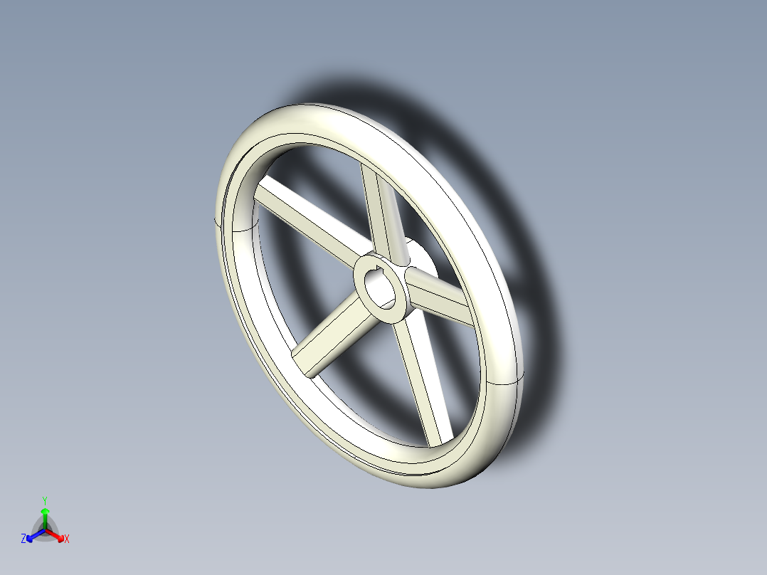 鋁合金手輪(無把手)2459-3D多系列多零件图纸模型正等轴测图