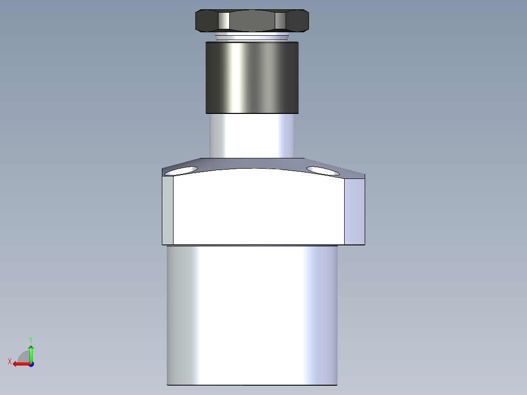 KOSMEKLHA0900-SR-Y45_R01多系列多零件图纸模型后视图