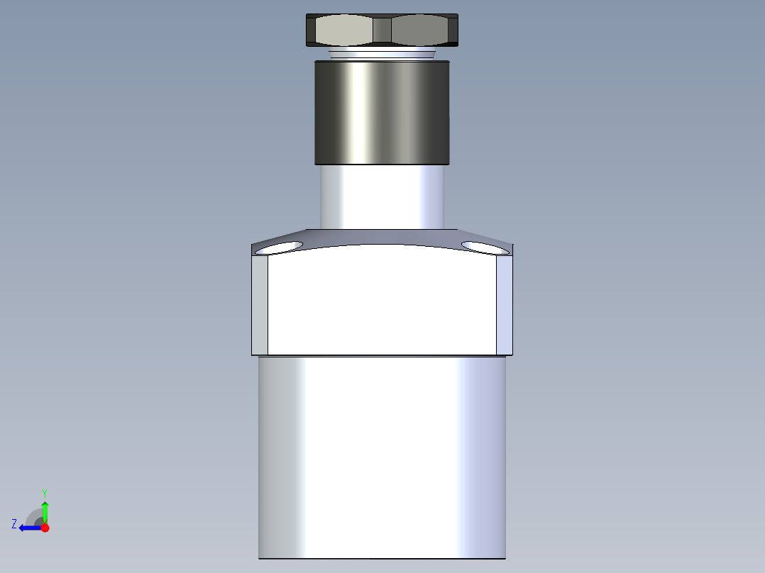 KOSMEKLHA0900-SR-Y45_R01多系列多零件图纸模型右视图