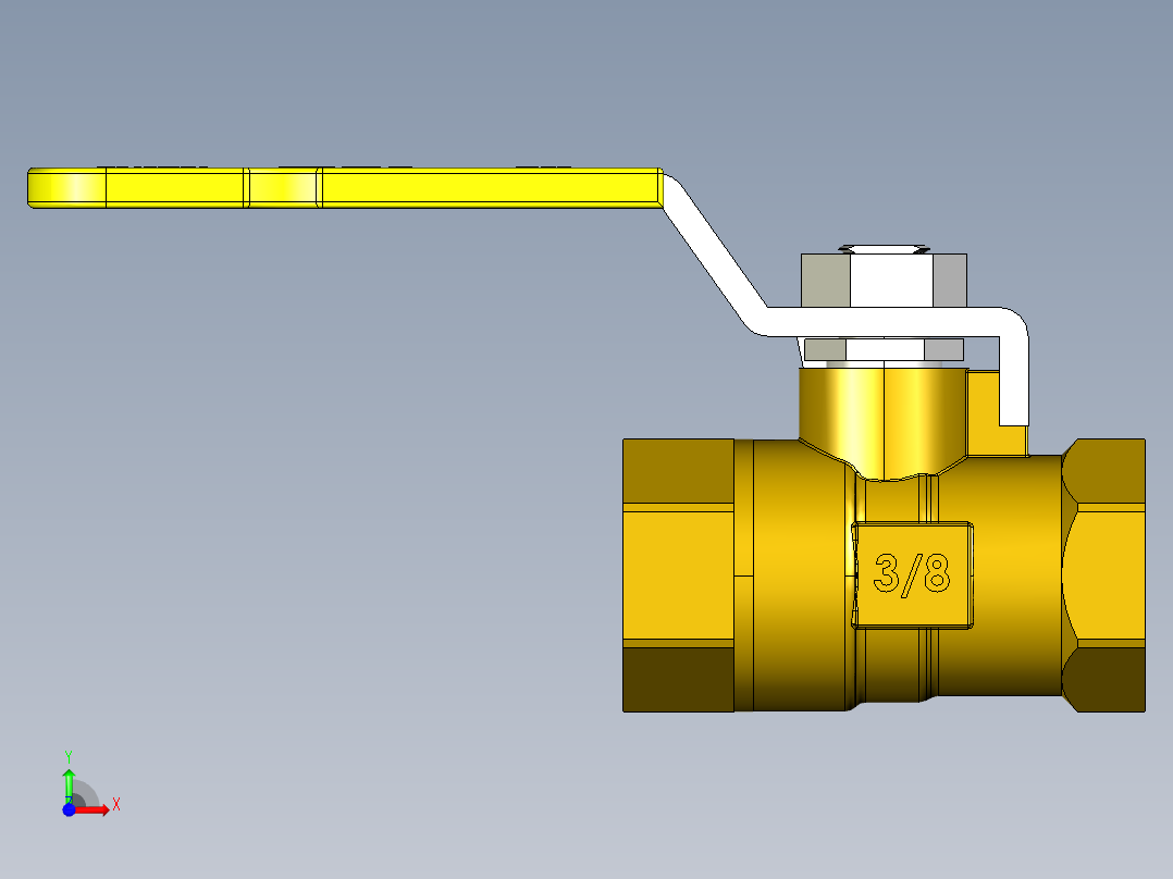 阀门模型-___DN10前视图