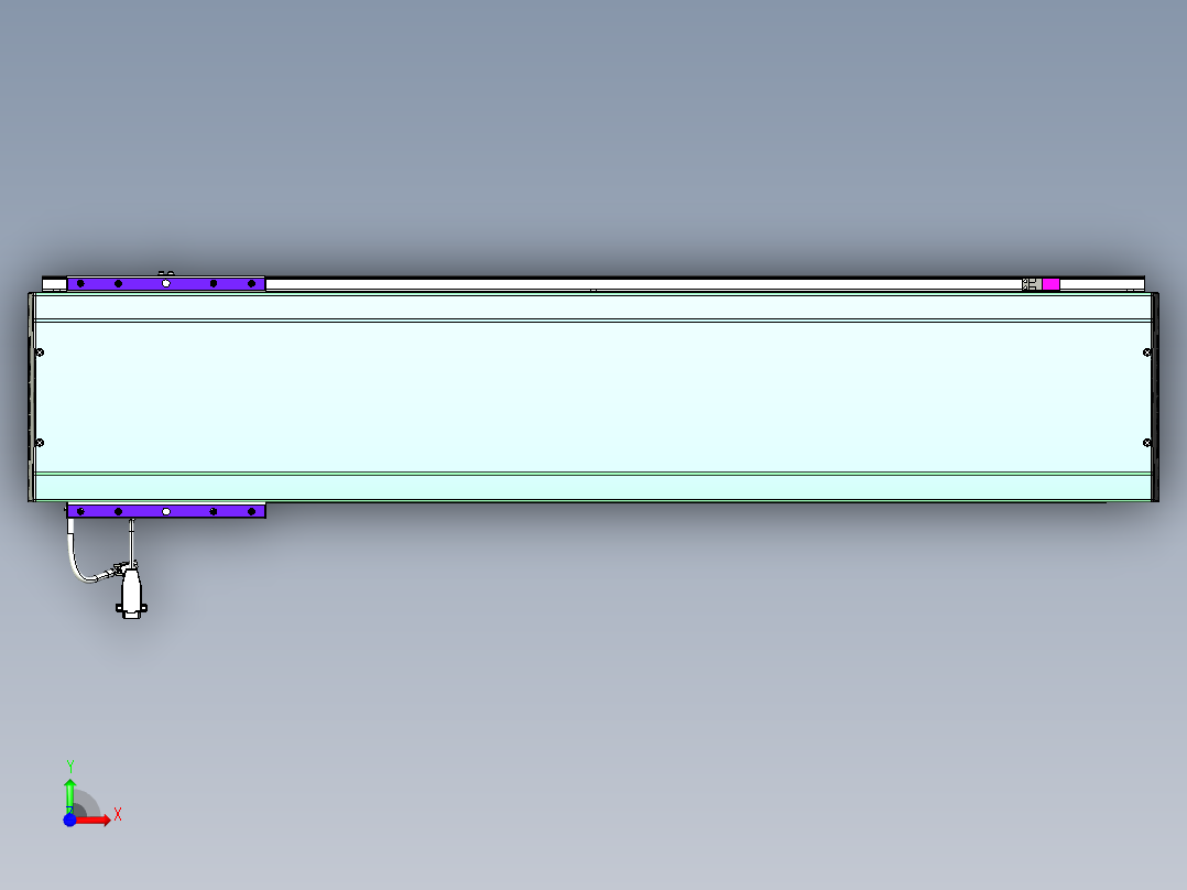 威洛博VL系列直线电机模组-VL22H3-S900前视图
