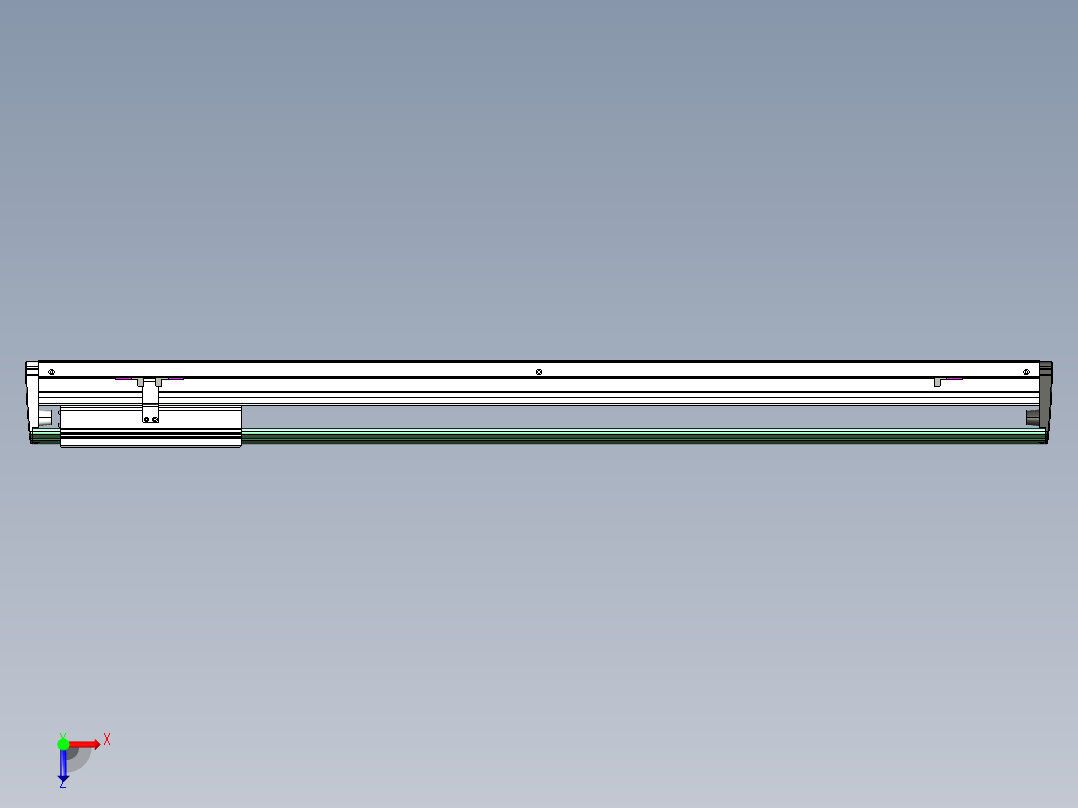 威洛博VL系列直线电机模组-VL22H3-S900俯视图