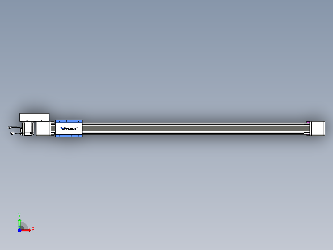 威洛博LB.GB同步带传动--欧规系列GB8-L96-S1500-BR-P75前视图