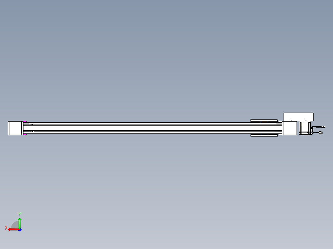 威洛博LB.GB同步带传动--欧规系列GB8-L96-S1500-BR-P75后视图
