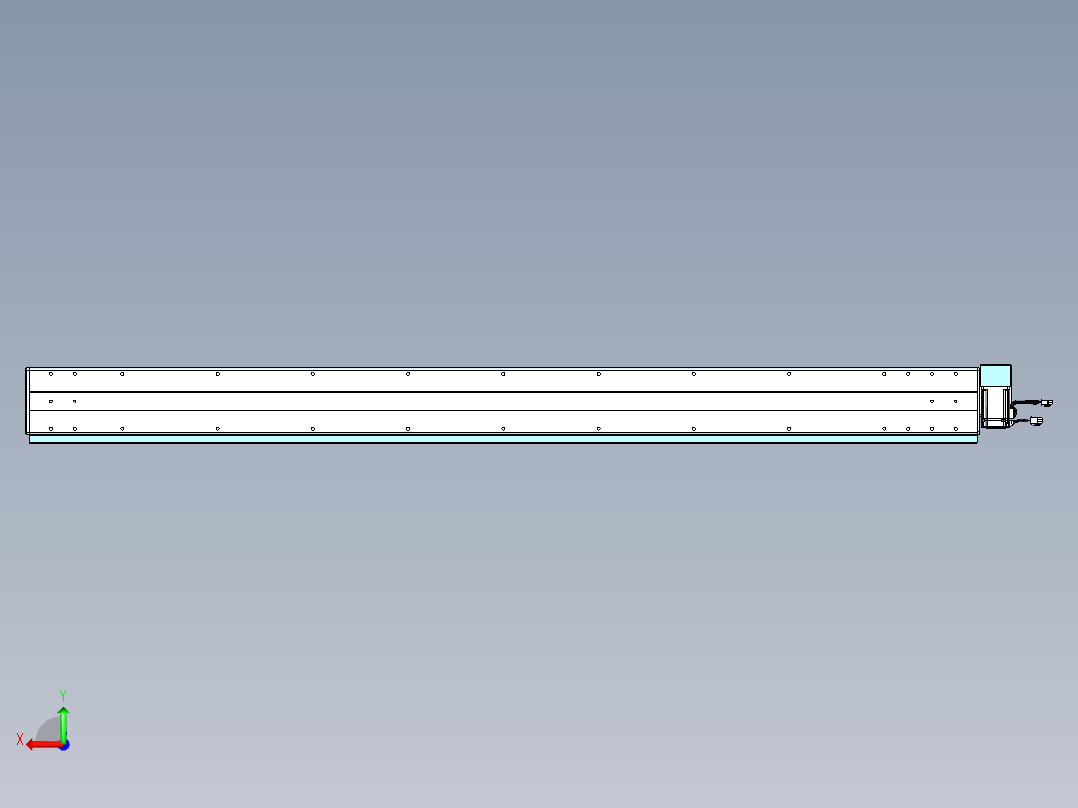 威洛博VBC同步带传动一无尘环境VBC14-L45-S1700-BRD-ZP40-C3后视图