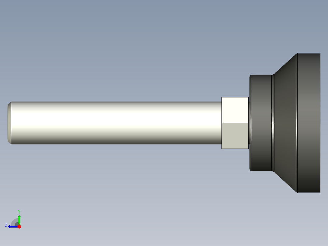 工程塑膠固定腳座5530,5531-3D多系列多零件图纸模型右视图