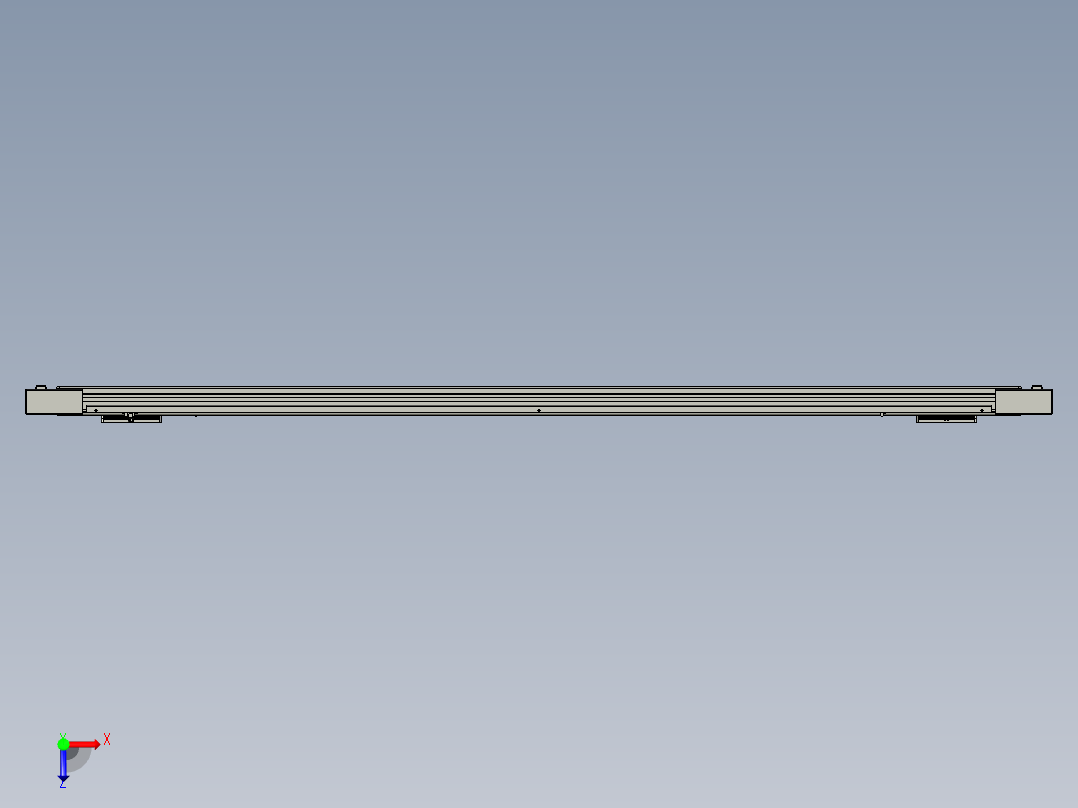 威洛博双电机滑台-VBC14S2-L50-S2000-BLR-P40-C6俯视图