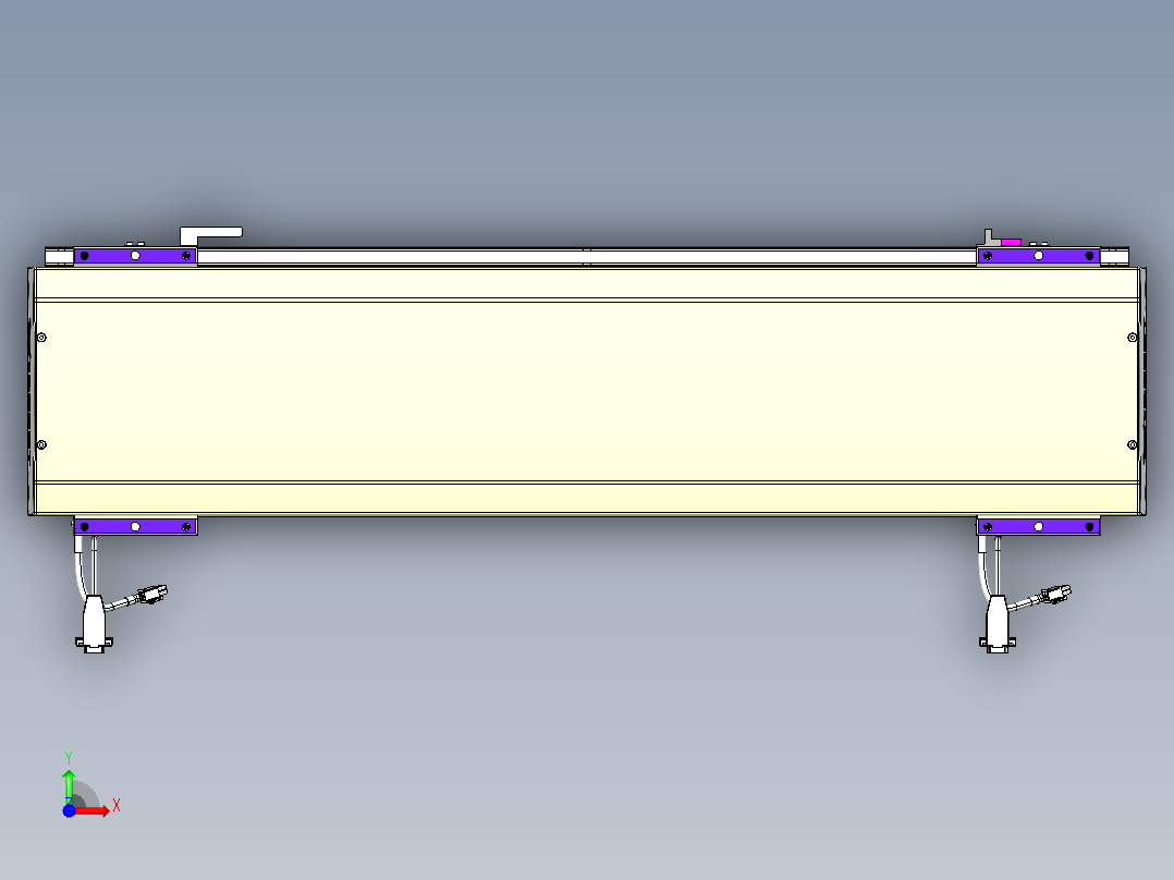 威洛博VL系列直线电机模组-2VL22H1-S650前视图