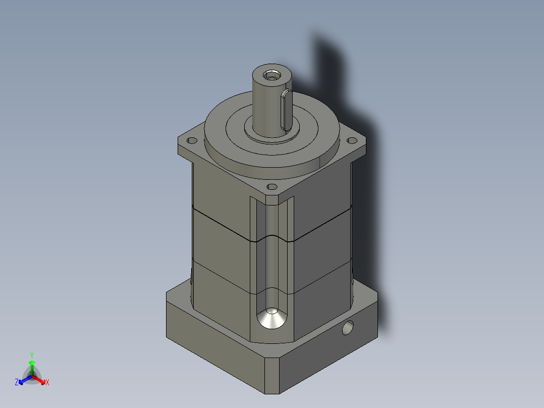 斜齿PGH115-L2 22-110-145-M8-130WZ 28.STEP正等轴测图