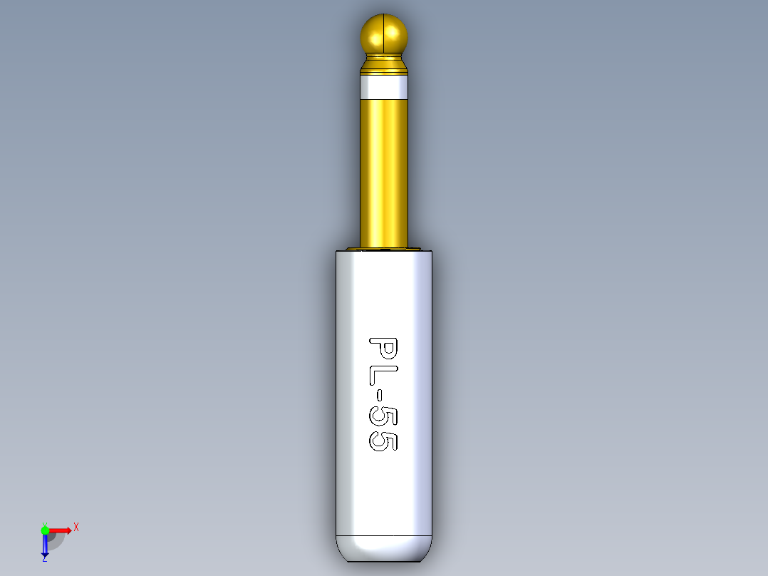 电话插头俯视图