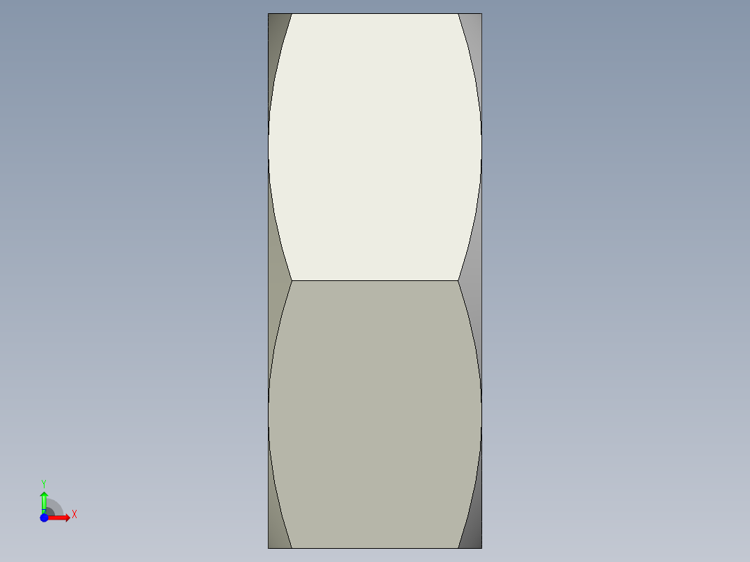 螺母-Nut_M8-4-10-30-30.stp前视图