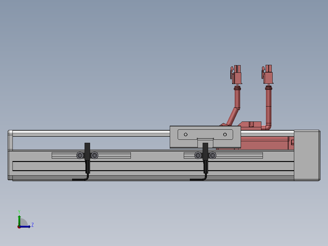 精密模组MY120-T10-150L-BL-P20B-C4-C左视图