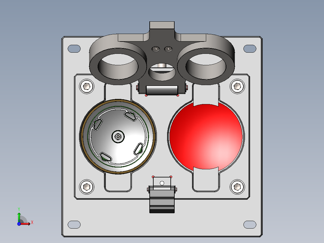 调节旋钮埋钉治具