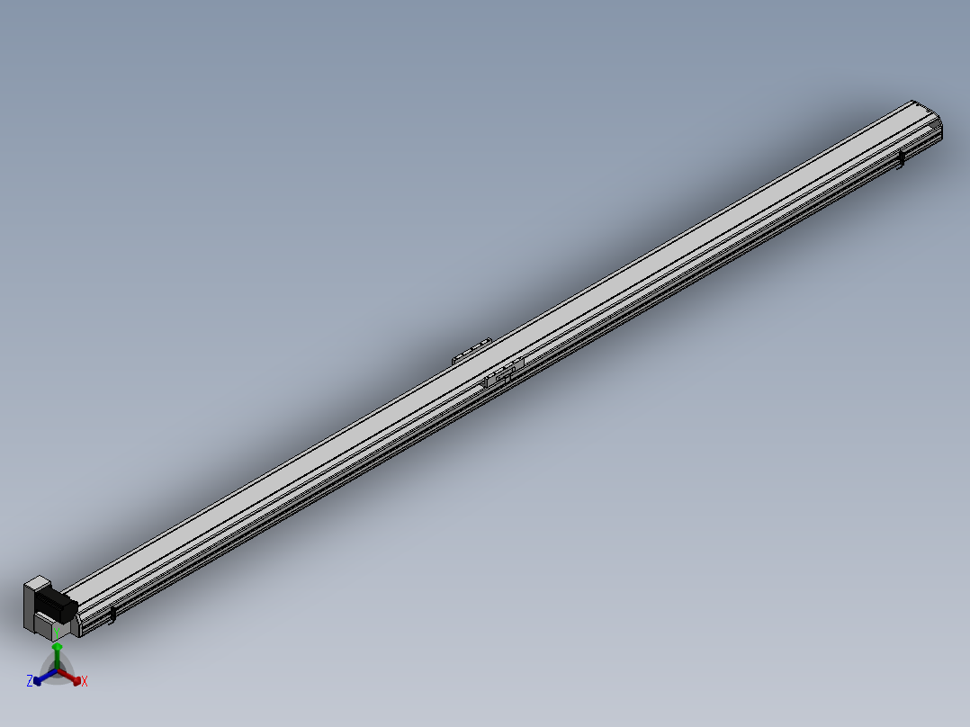 精密模组MT140-L110-3000-LU-M40-C4正等轴测图