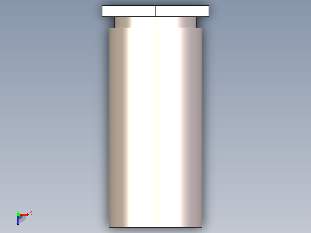 M3 L10毫米自动夹紧支架俯视图