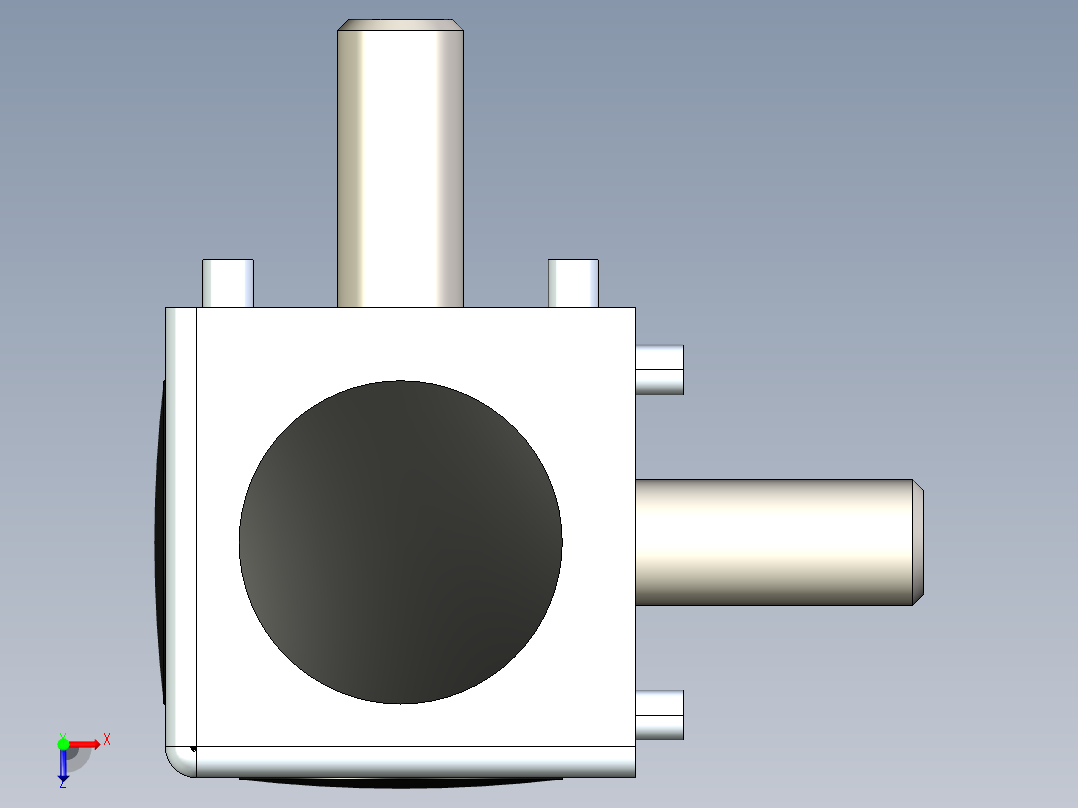 型材-BR 3D 30X30 CUBIC CONNECTOR KJN524479俯视图