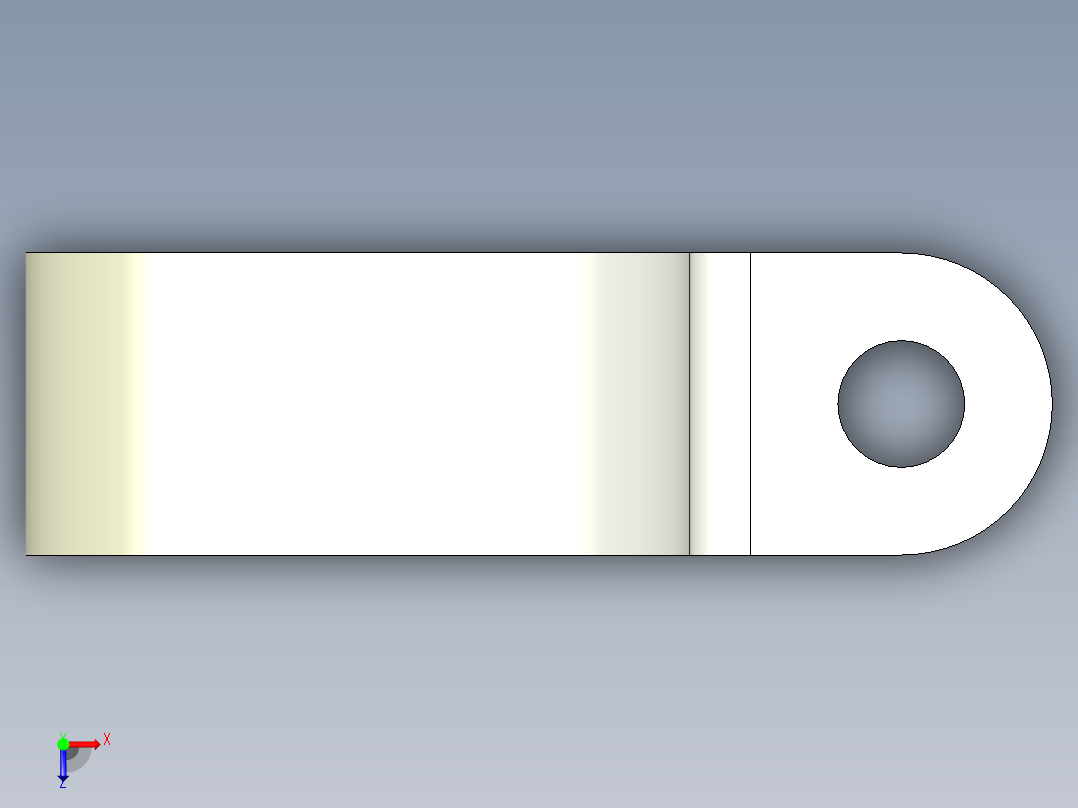 HP 系列 P 夹-H11P-NA俯视图