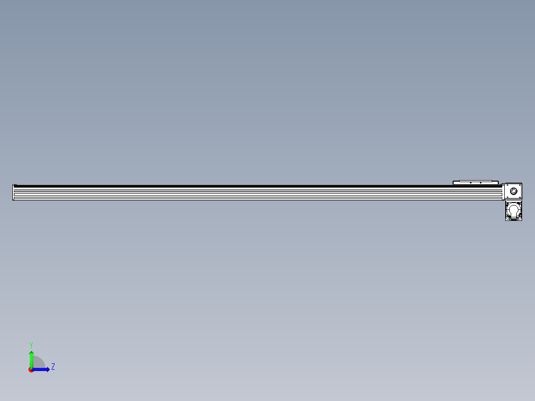 同步带全封闭直线模组TPA-HCB-14D-120-L1700-RP-C-P40-N3左视图