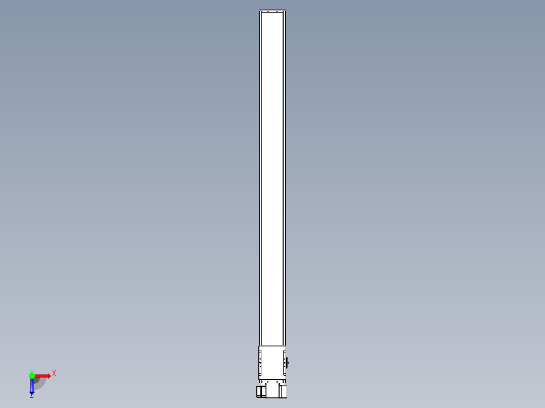同步带全封闭直线模组TPA-HCB-14D-120-L1700-RP-C-P40-N3俯视图
