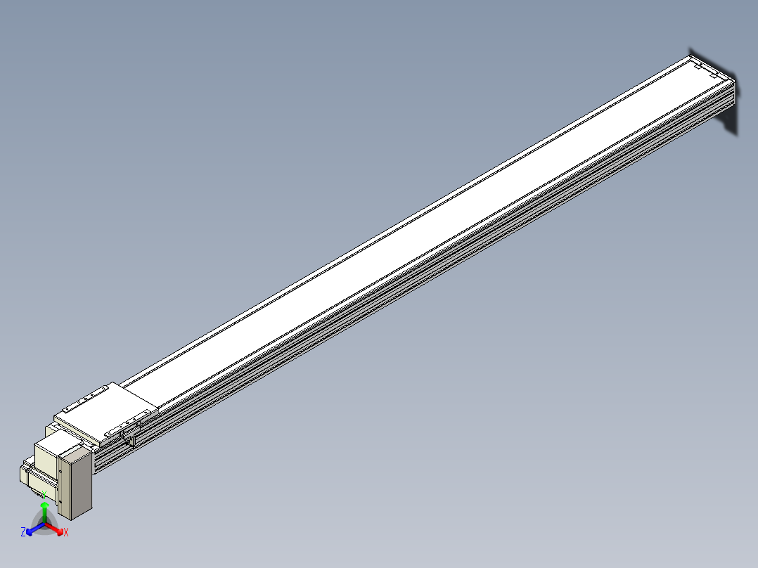同步带全封闭直线模组TPA-HCB-14D-120-L1700-RP-C-P40-N3正等轴测图
