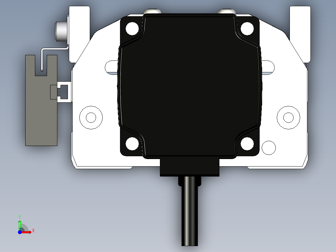 Toyo东佑达直线模组-ETH12-1050-BC-200W-C4反前视图