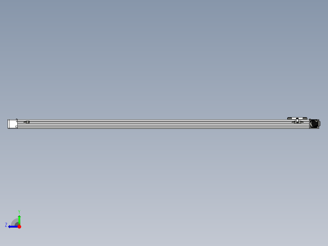 同步带滑台-欧规BC6-L120-S1900-R-P40-D3右视图