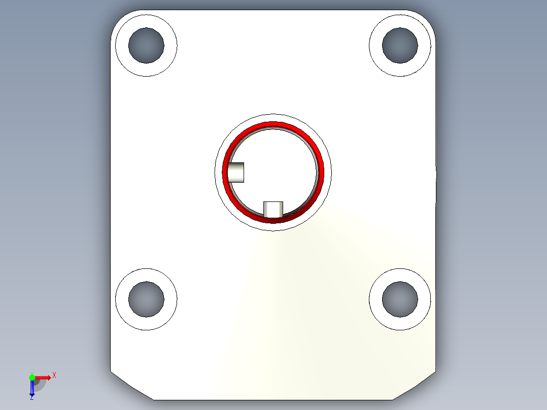 KOSMEKWHE1000-2SR-F多系列多零件图纸模型多系列多零件图纸模型俯视图