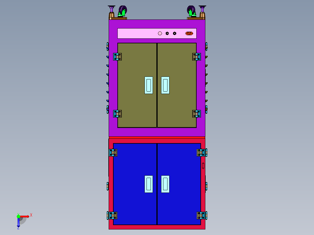 SMD精密视觉点胶机俯视图