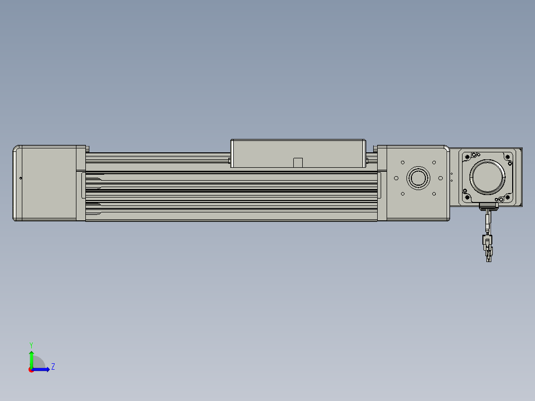 威洛博直线电机模组EB16-L208-S200-BL-ZP75-MS3-5K左视图