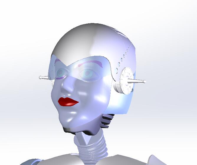 女性机器人模型