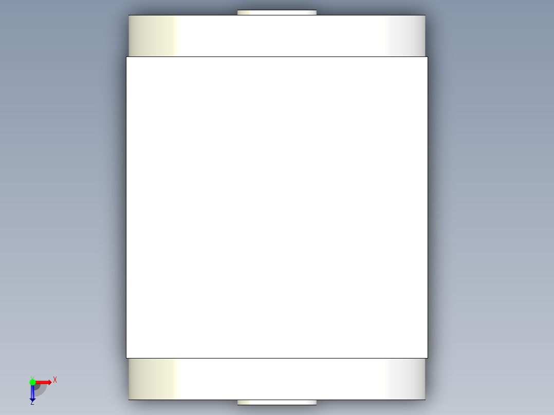换向器PW110双孔-1 24-95-115-M8.stp俯视图