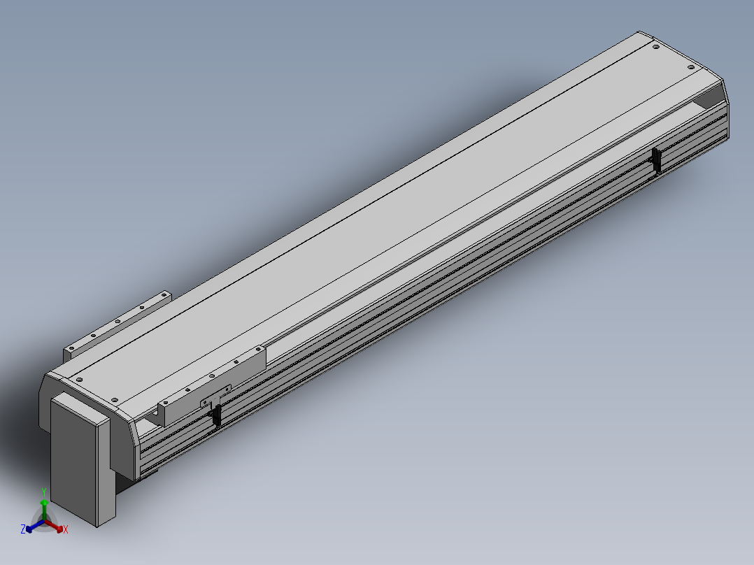 精密模组MY220-T10-1000L-BM-P75B-C4-C正等轴测图