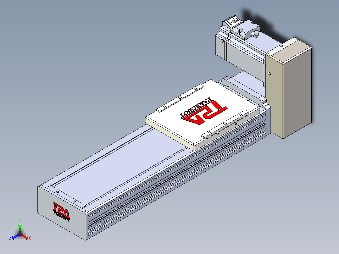 同步带全封闭直线模组TPA-HCB-110D-90-L200-LU-Y-P40-N3
