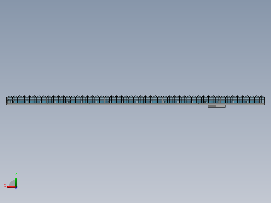 智慧鱼塘蔬菜系统后视图