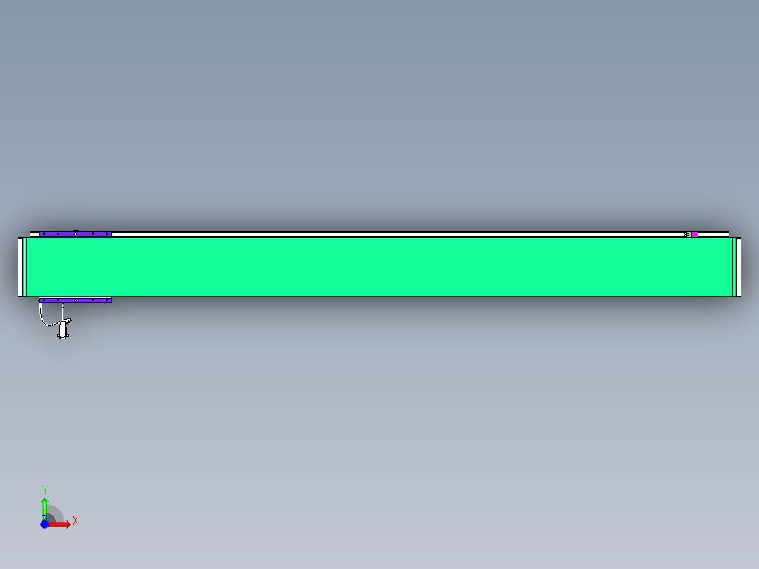 威洛博VL系列直线电机模组-VL17E3-S1750前视图